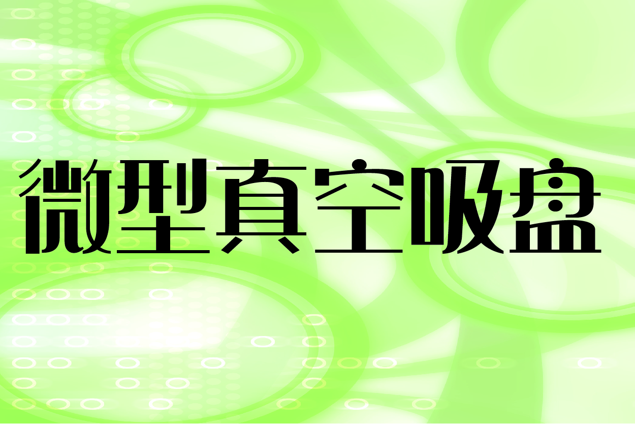 微型真空吸盤
