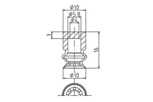 VP B 双层真空吸盘
