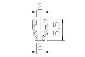 真空吸盘PJ系列  双层式薄唇吸盘