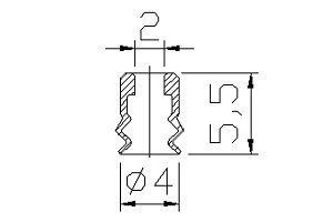 真空吸盘PJ系列  双层式薄唇吸盘