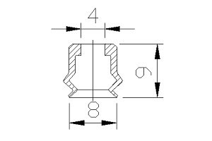真空吸盘PJ系列  双层式薄唇吸盘