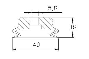 真空吸盘PJ系列  双层式薄唇吸盘