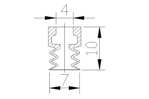 真空吸盘PC系列  三层式吸盘