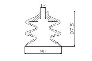 真空吸盘PC系列  三层式吸盘