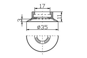 真空吸盘PUG系列  摇头型吸盘