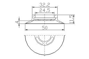 真空吸盘PUG系列  摇头型吸盘