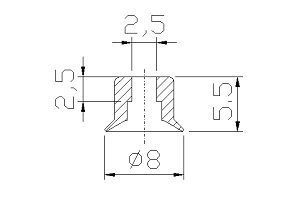 VP R 标准型单层真空吸盘 