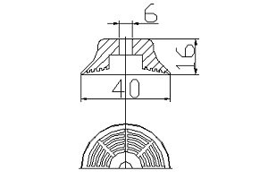 VP K 单层真空吸盘