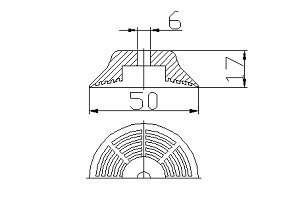 VP K 单层真空吸盘