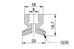 真空吸盘海绵系列
