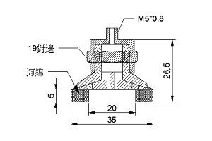 真空吸盘海绵系列