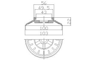 UM 帶溝型真空吸盘