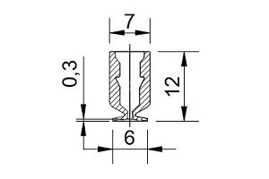  UT 薄型真空吸盘 