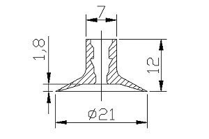  UT 薄型真空吸盘 