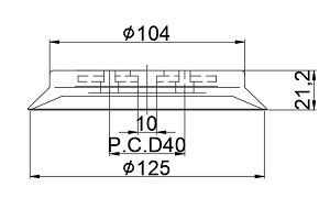 H 高荷重真空吸盘