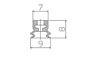  B 风琴型真空吸盘