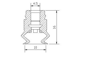  B 风琴型真空吸盘