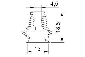  B 风琴型真空吸盘