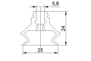  B 风琴型真空吸盘