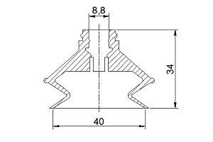  B 风琴型真空吸盘